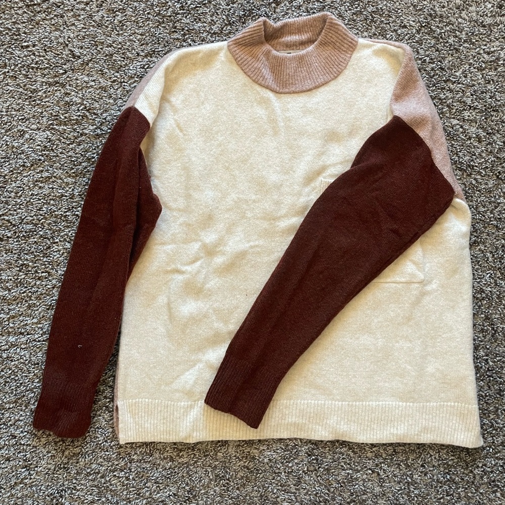Madewell colorblock sweater